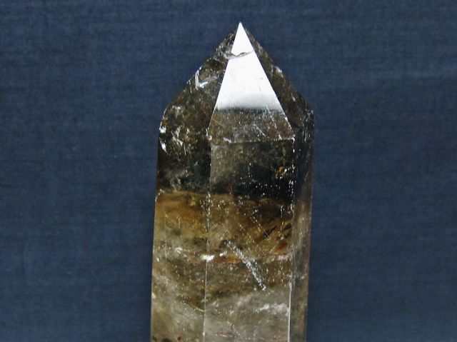 パワーストーン 天然石 ライトニング水晶六角柱[T581-6148]