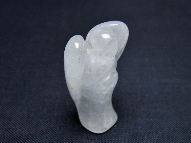ヒマラヤ水晶天使置物[T585-2606]