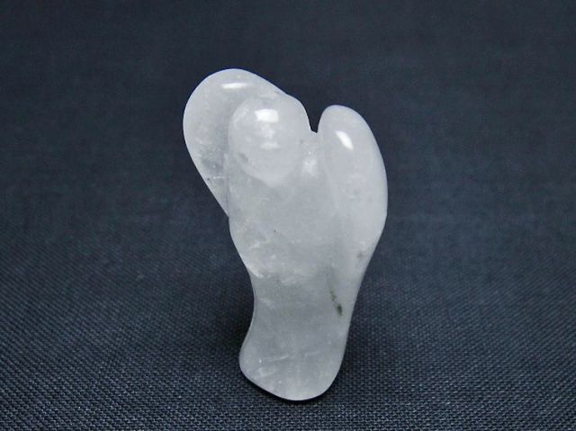 ヒマラヤ水晶天使置物[T585-2620]