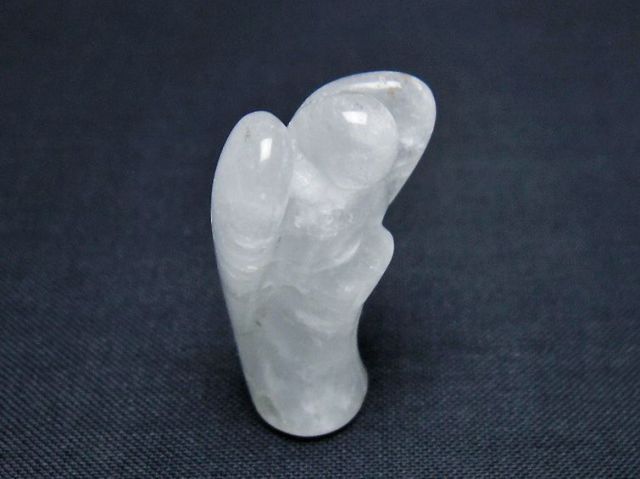 ヒマラヤ水晶天使置物[T585-2622]