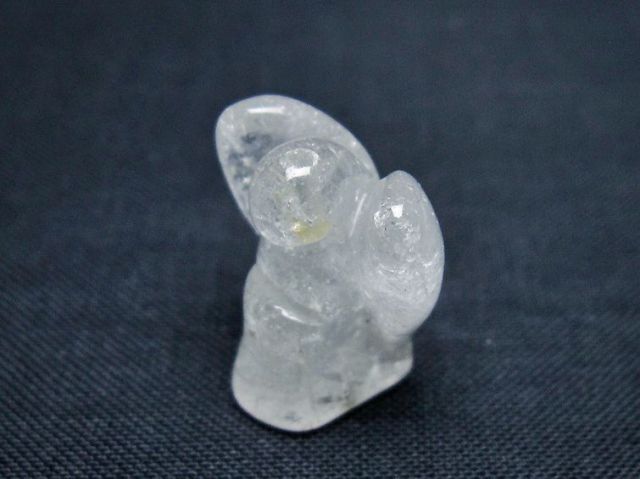 ヒマラヤ水晶天使置物[T585-2630]