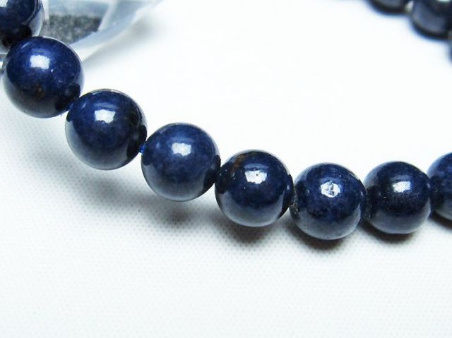 パワーストーン  サファイアブレスレット 8mm [T589-6202]3枚目