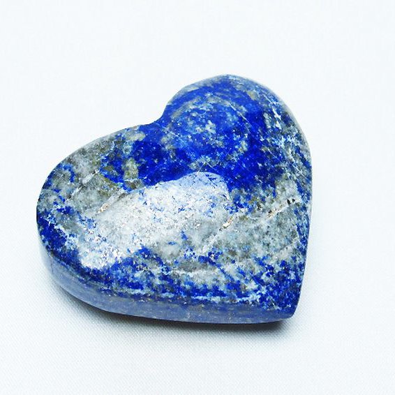 パワーストーン 天然石 ラピスラズリ ハート 置物[T593-1054]