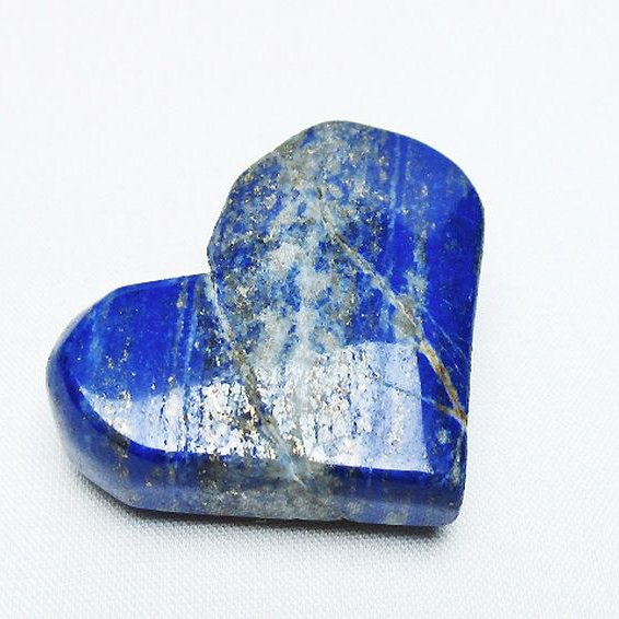 ラピスラズリ ハート 置物[T593-1330]