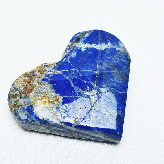 ラピスラズリ ハート 置物[T593-1391]