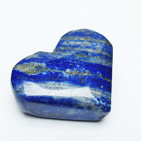 パワーストーン 天然石 ラピスラズリ ハート 置物[T593-1405]