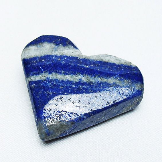 ラピスラズリ ハート 置物[T593-1422]