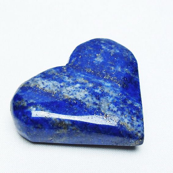 ラピスラズリ ハート 置物[T593-1461]