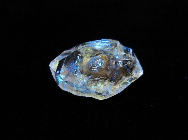 パワーストーン 天然石 オイルクォーツ （石油入り水晶） パキスタン産[T596-3593]1枚目