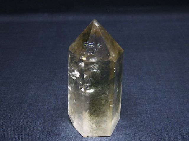 ガーデン水晶六角柱[T60-25976]
