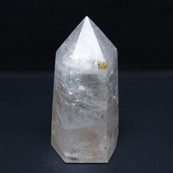 ガーデン水晶六角柱[T60-27420]