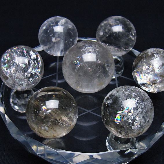 ヒマラヤ水晶 六角柱 七星陣 クリスタル ◇超強いパワーヒマラヤ産天然