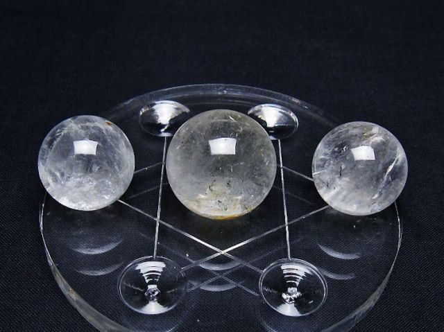 ヒマラヤ水晶丸玉七星陣 24mm [T602-2522]