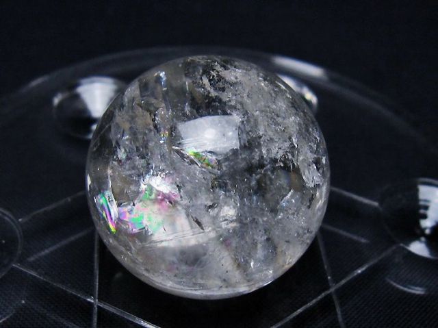 ヒマラヤ水晶丸玉七星陣 26mm [T602-2552]
