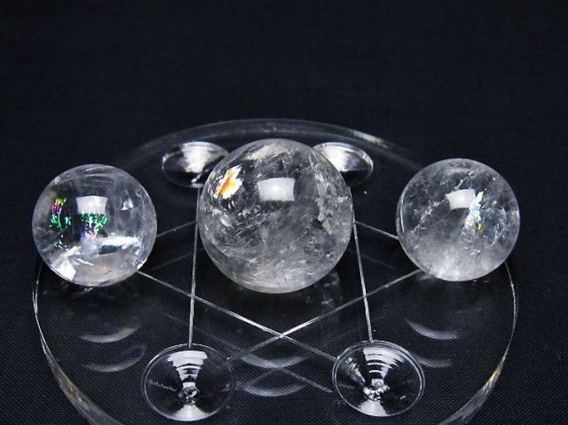 ヒマラヤ水晶丸玉七星陣 24mm [T602-2559]