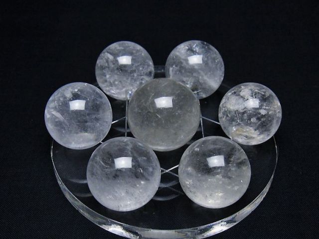 ヒマラヤ水晶丸玉七星陣 26mm [T602-2564]