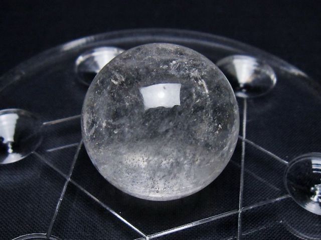 ヒマラヤ水晶丸玉七星陣 25mm [T602-2619]