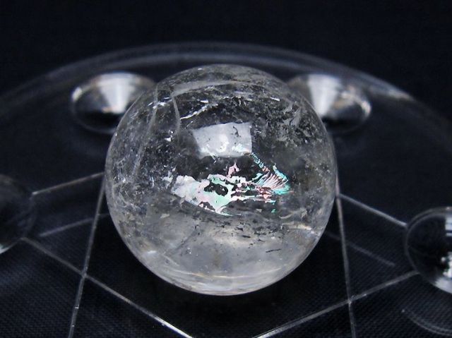 ヒマラヤ水晶丸玉七星陣 25mm [T602-2667]