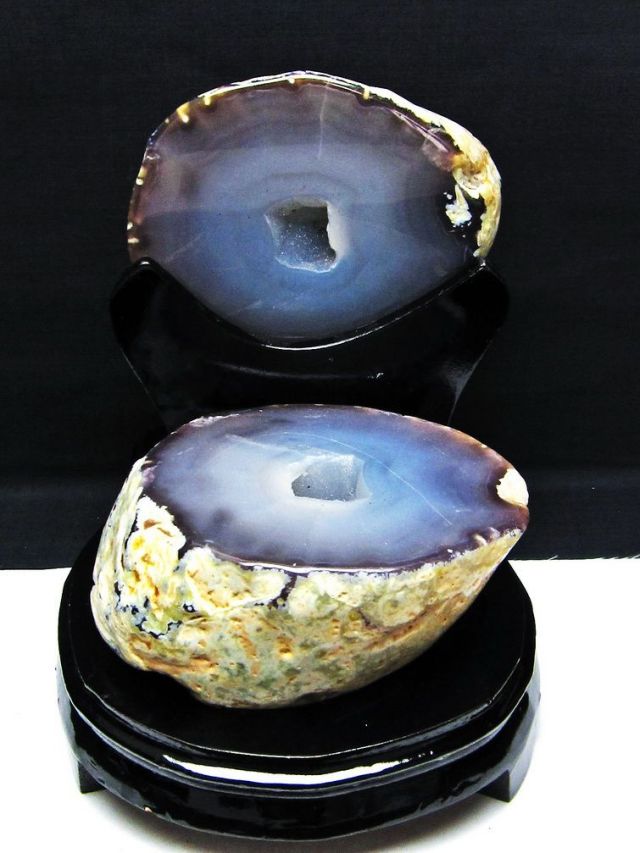 3.3Kgパワーストーン 天然石 ペア水晶トレジャーメノウ[T604-7131]1枚目