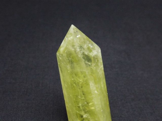 シトリン水晶六角柱[T61-11406]