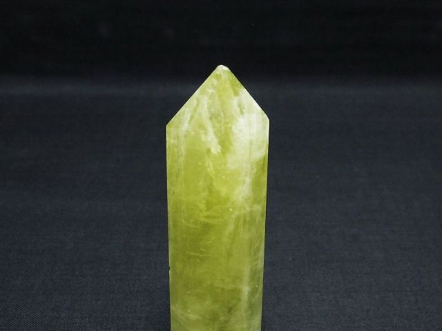 シトリン水晶六角柱[T61-13791]