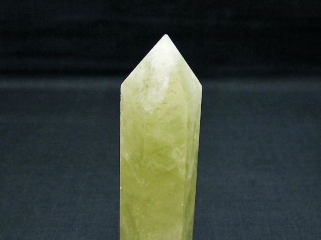 シトリン水晶六角柱[T61-14228]