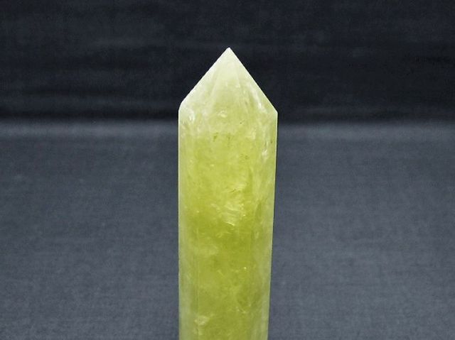 シトリン水晶六角柱[T61-14245]