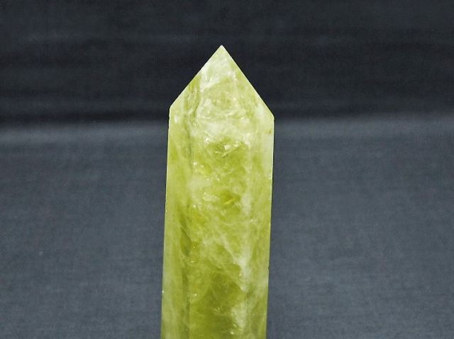 シトリン水晶六角柱[T61-14263]