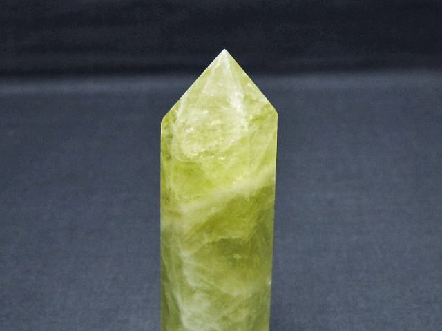 シトリン水晶六角柱[T61-14286]