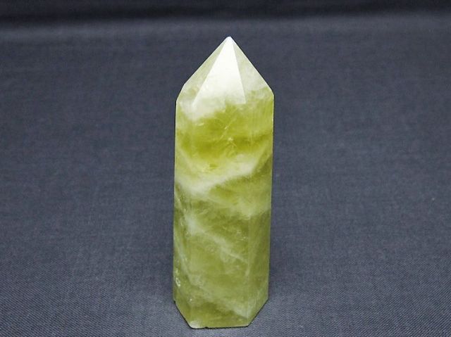シトリン水晶六角柱[T61-14309]
