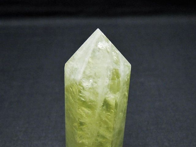 シトリン水晶六角柱[T61-14321]