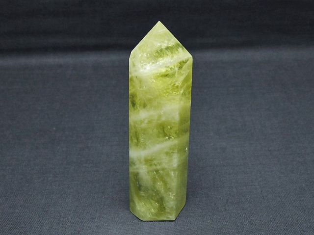 シトリン水晶六角柱[T61-14362]