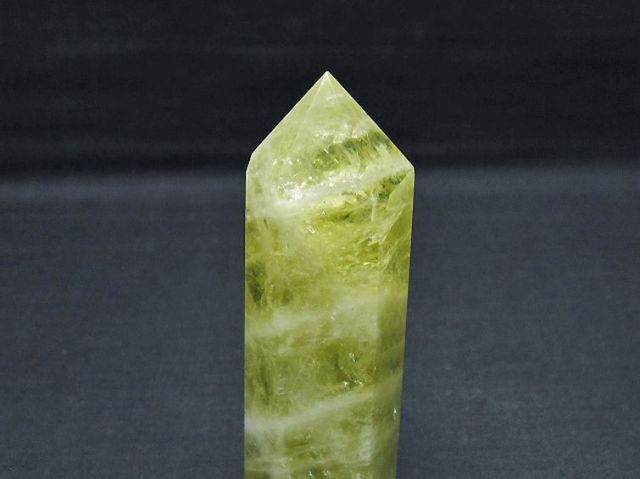 シトリン水晶六角柱[T61-14362]