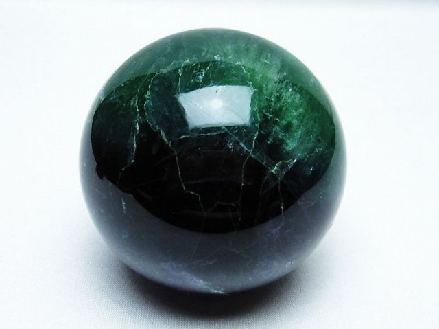 パワーストーン 天然石 フローライト丸玉 75mm [T616-3793]1枚目