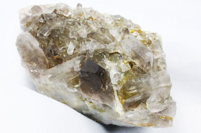 ブラジル産 モリオン 純天然 黒水晶 クラスター[T618-7107]