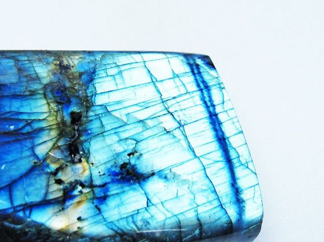 パワーストーン 天然石 ラブラドライト原石[T623-9733]