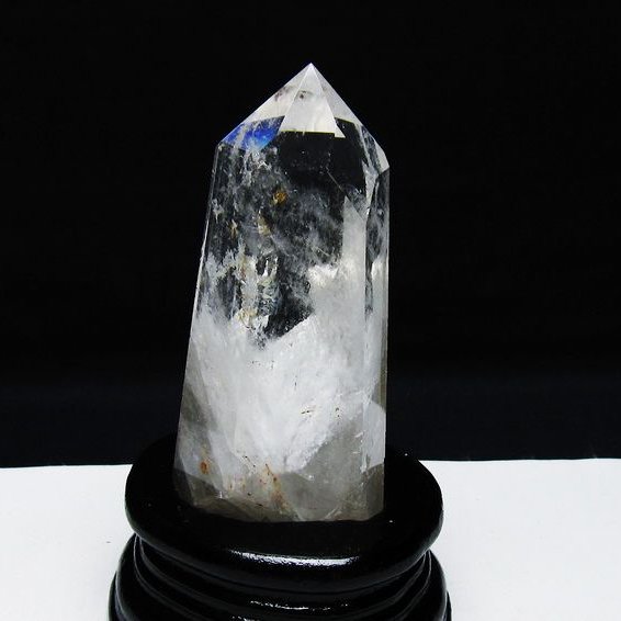 アンティーク ヒマラヤ出土角型天珠 パワーストーン 天然石 ヒマラヤ水晶六角柱[T627-6966]