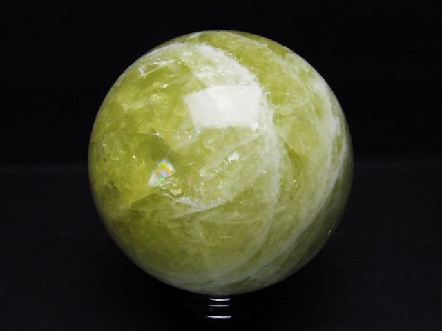 1.9Kgパワーストーン 天然石 シトリン水晶丸玉 115mm [T63-7827]