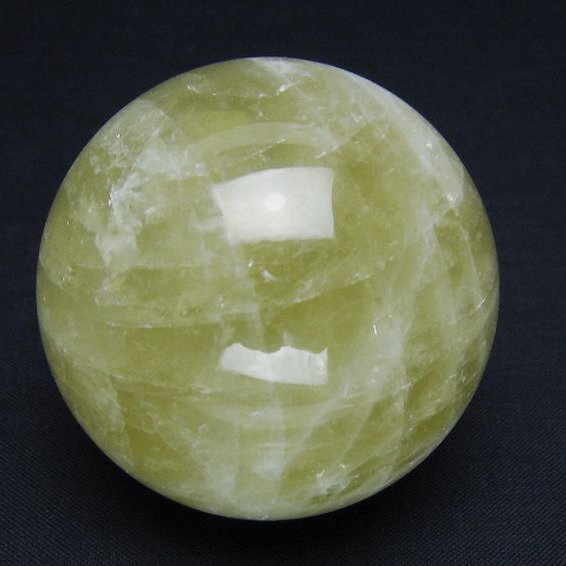 シトリン水晶丸玉 55mm [t63-7958]