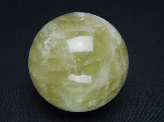 シトリン水晶丸玉 55mm [t63-7958]