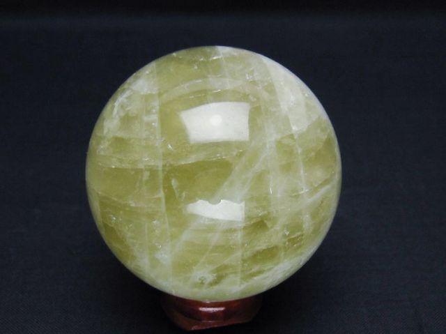 シトリン水晶丸玉 55mm [t63-7958]