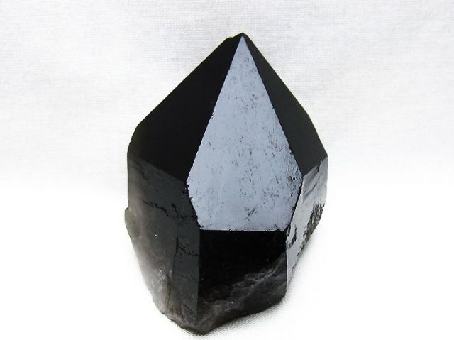 ブラジル産 モリオン 純天然 黒水晶 原石 [t633-2719]
