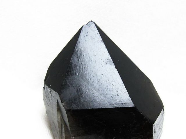 ブラジル産 モリオン 純天然 黒水晶 原石 [t633-2719]