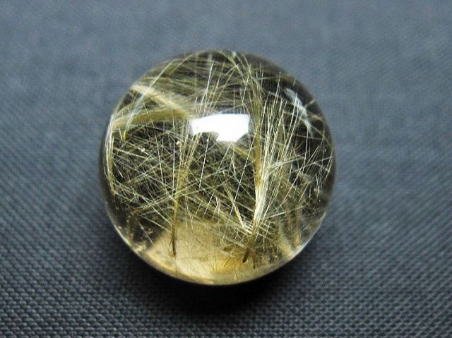 ルチル入り水晶丸玉 18mm [t637-4752]