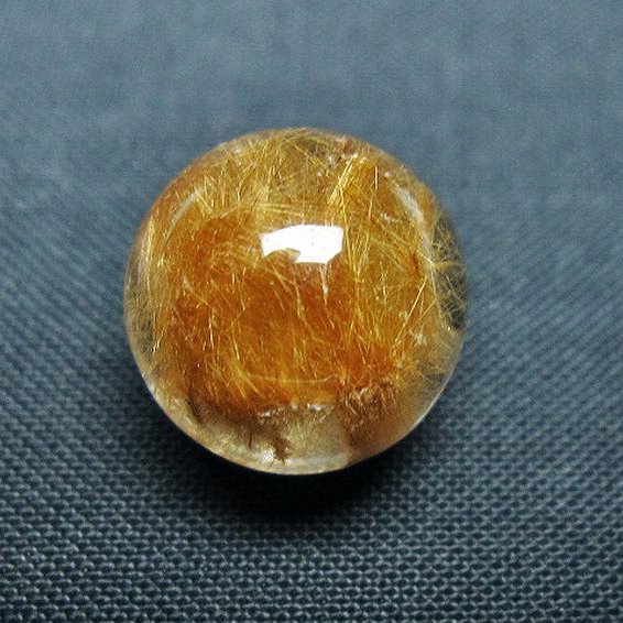 ルチル入り水晶丸玉 14mm [t637-4757]