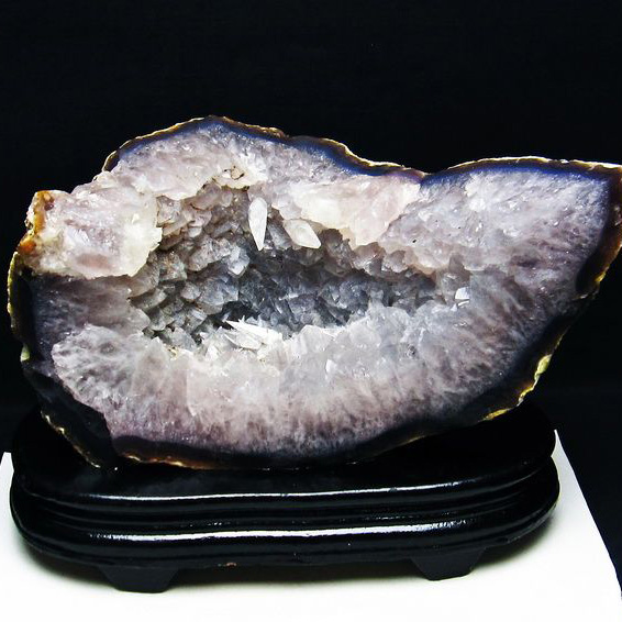 4.6Kgパワーストーン 天然石 メノウ 原石 カルサイト共生[T640-2214]