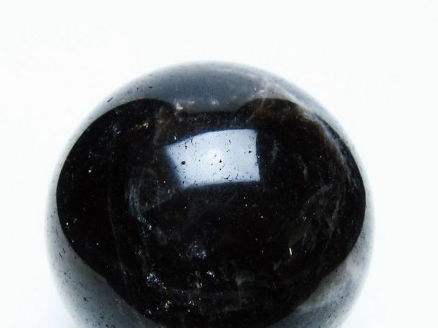 モリオン 純天然 黒水晶 丸玉 60mm [t643-4923]