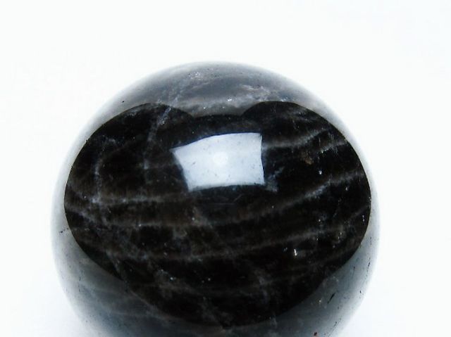 モリオン 純天然 黒水晶 丸玉 59mm [t643-4930]