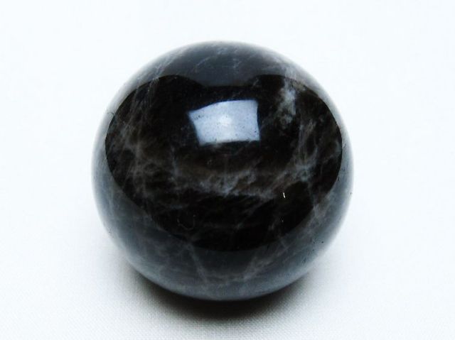 モリオン 純天然 黒水晶 丸玉 47mm [t643-4948]