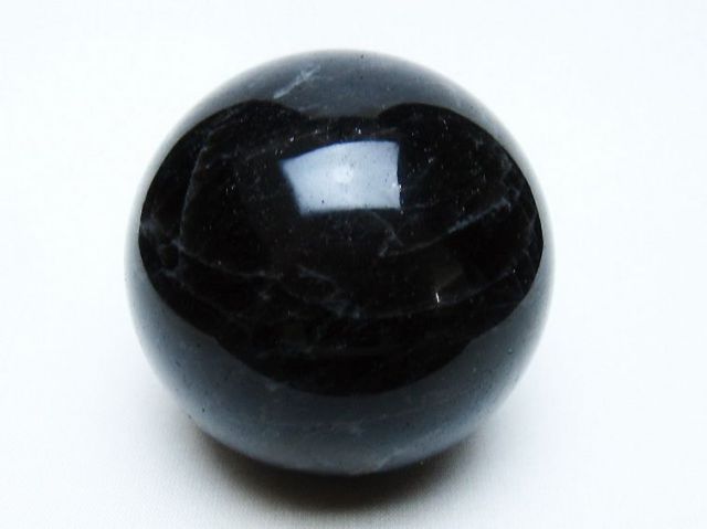 モリオン 純天然 黒水晶 丸玉 66mm [t643-5244]